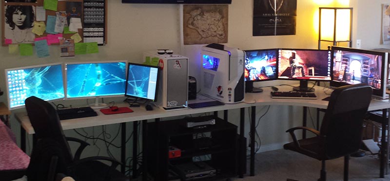 Gaming Desk For Couples Ideas To Double The Fun For Two Office